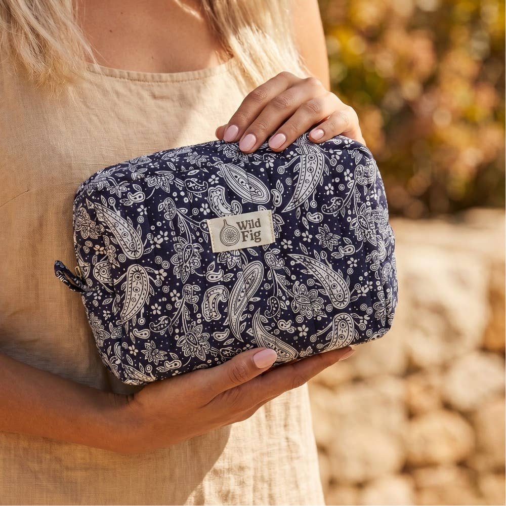 Paisley Pattern Cosmetic Bag