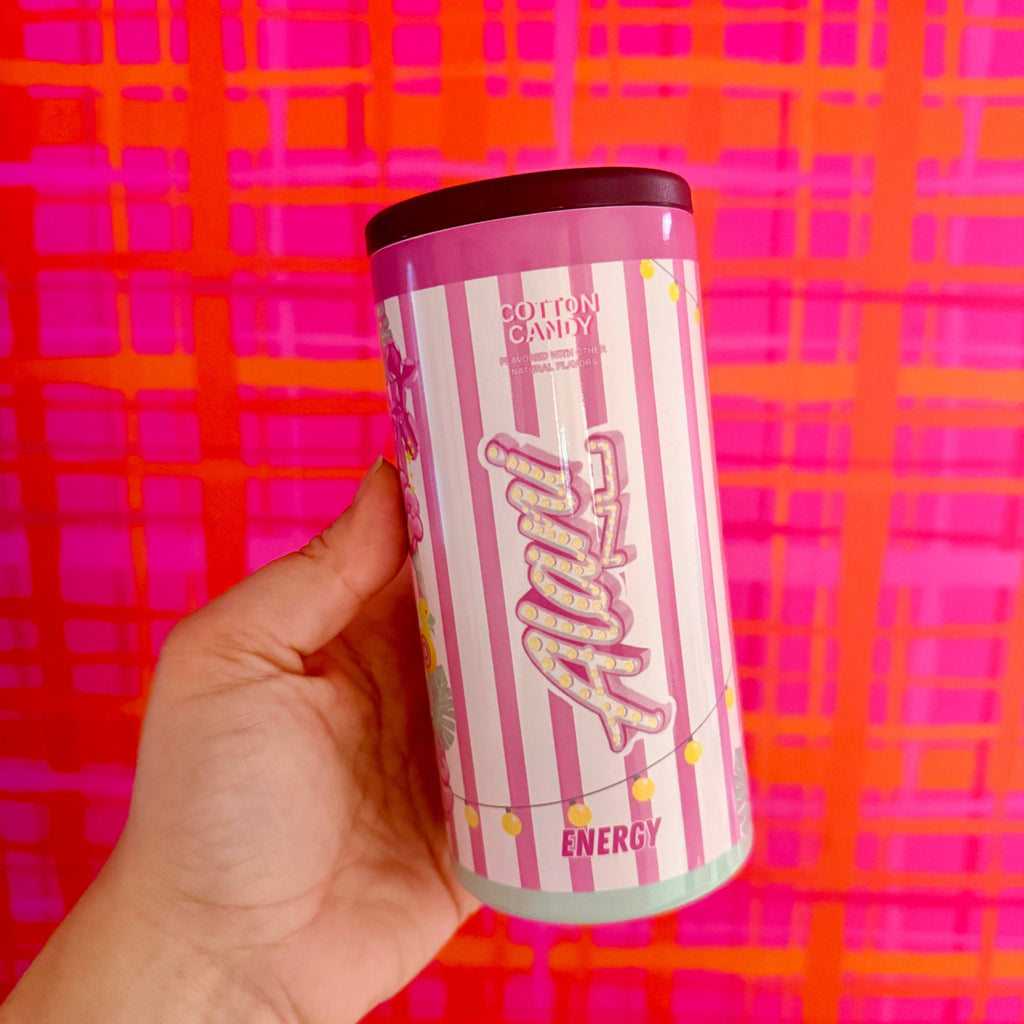 Slim Can Cooler, Cotton Candy Energy