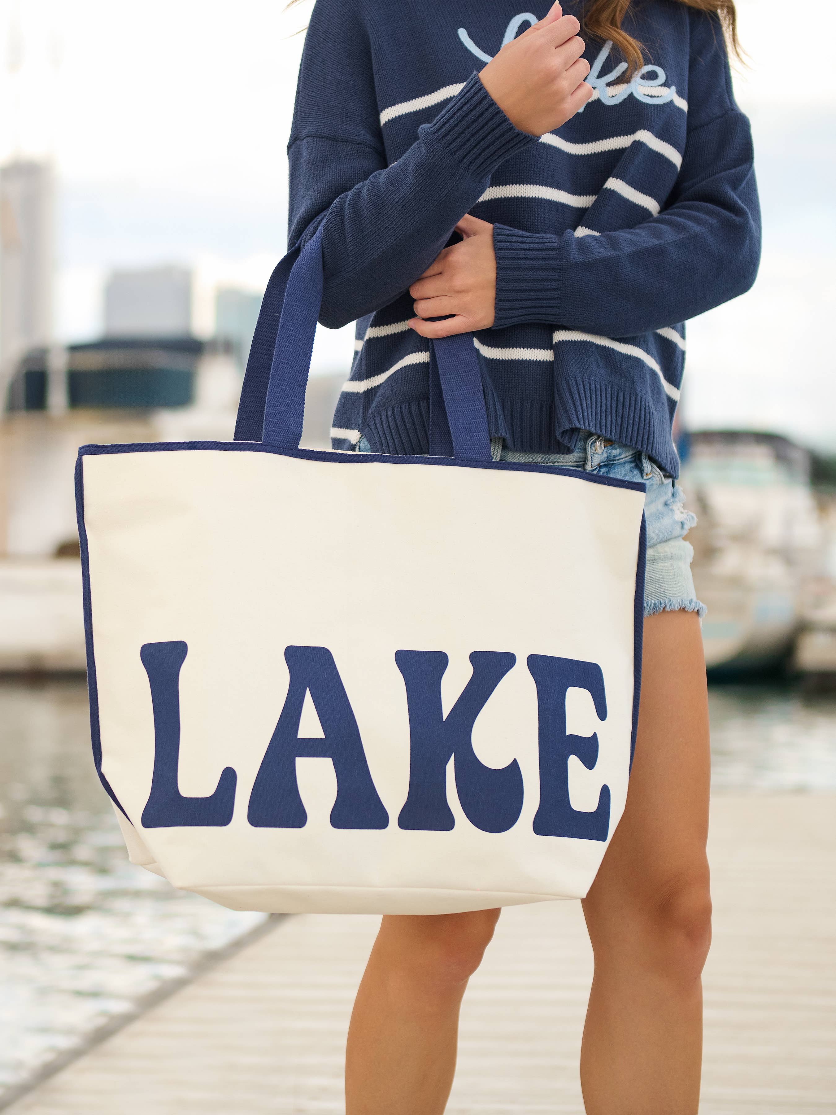 "LAKE" TOTE