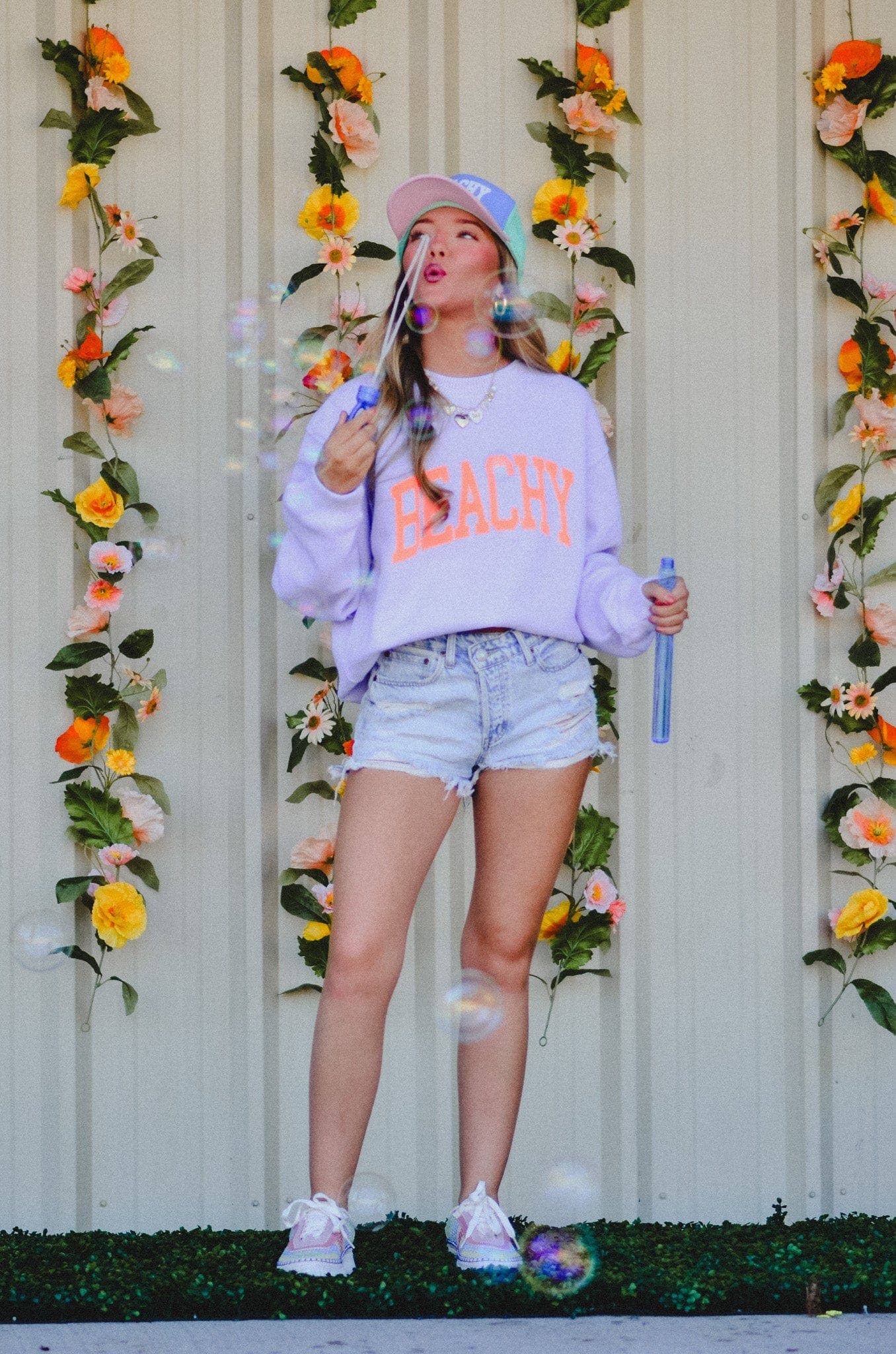 BEACHY Lavender Knit Sweater