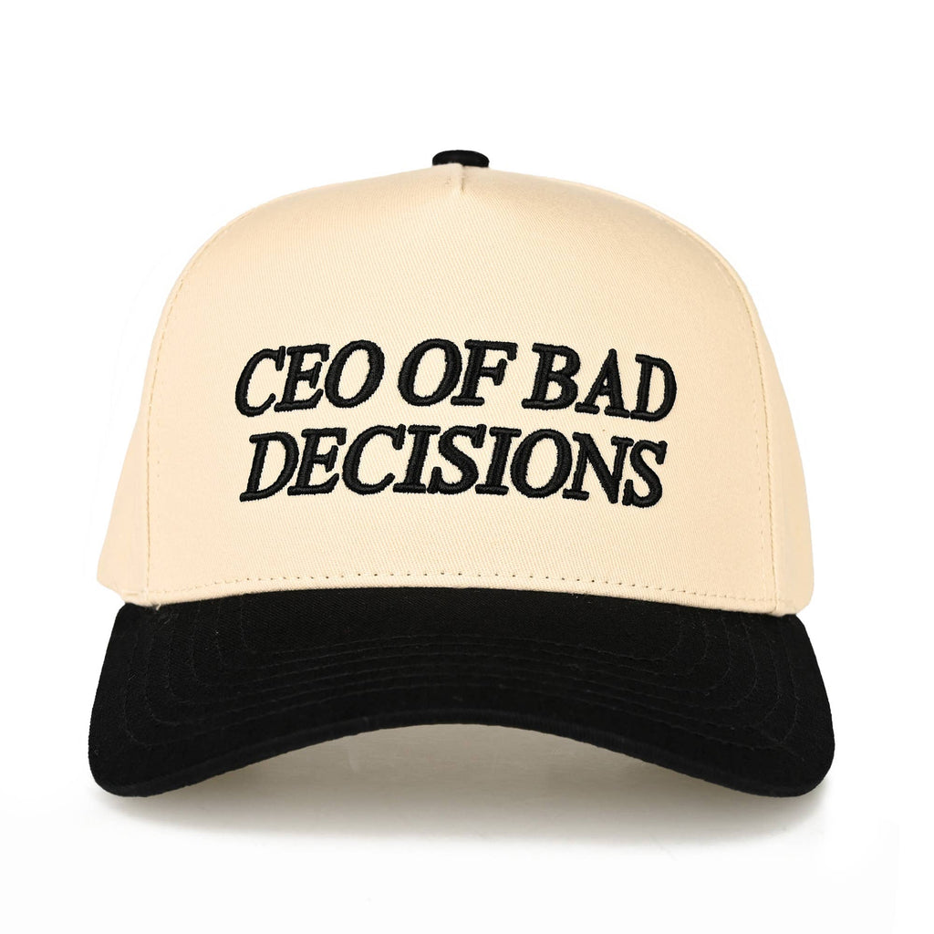 CEO OF BAD DECISION TRUCKER HAT
