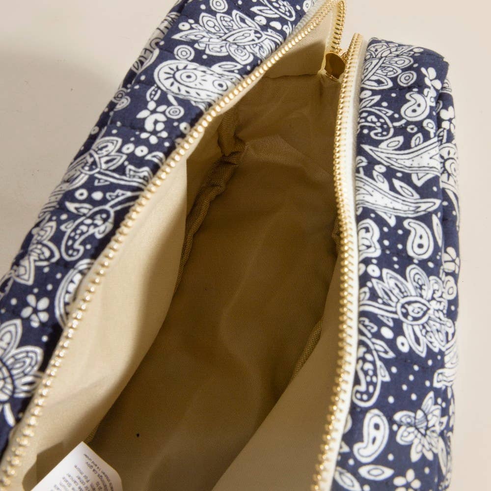 Paisley Pattern Cosmetic Bag