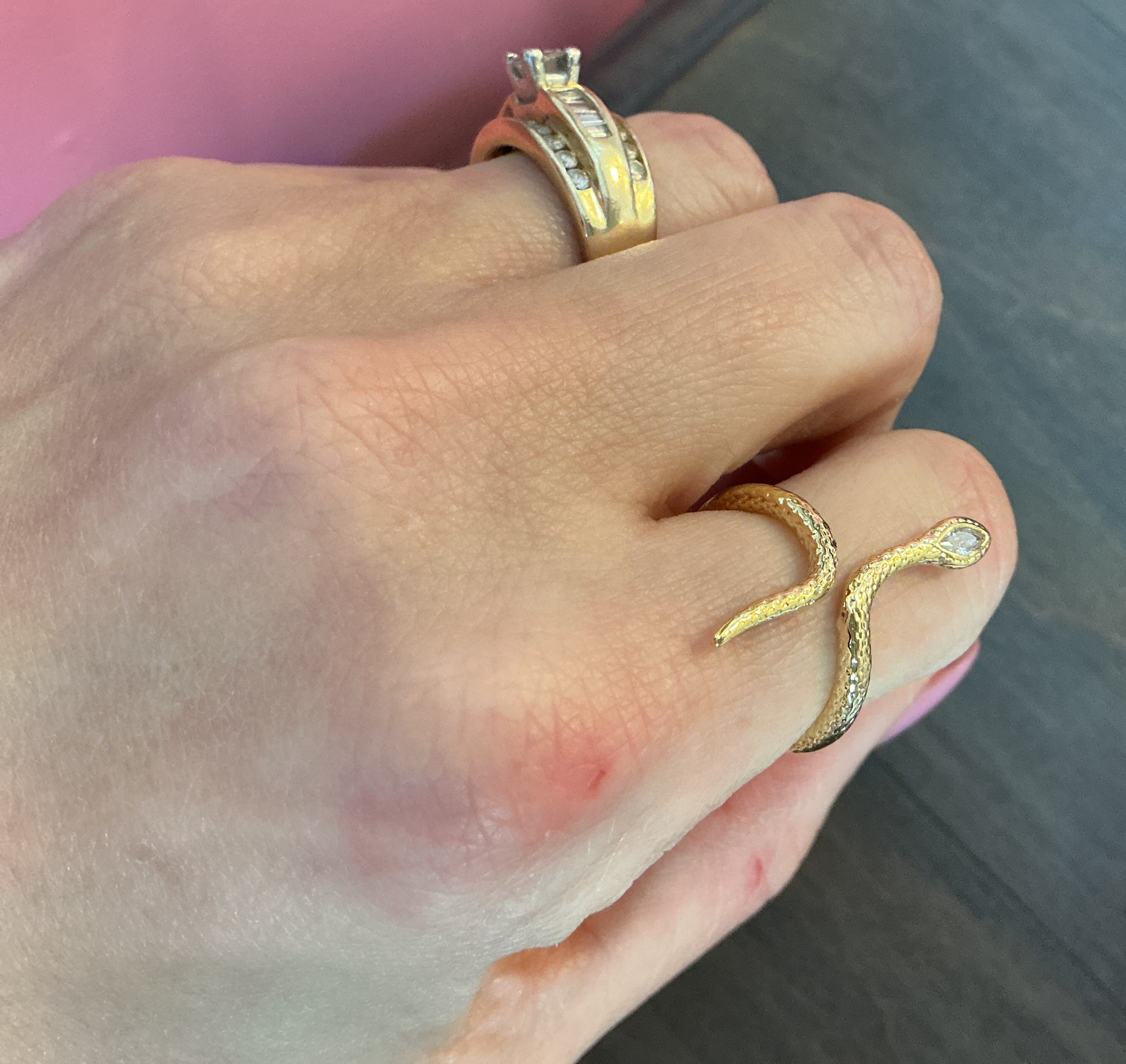 Gold Snake Ring