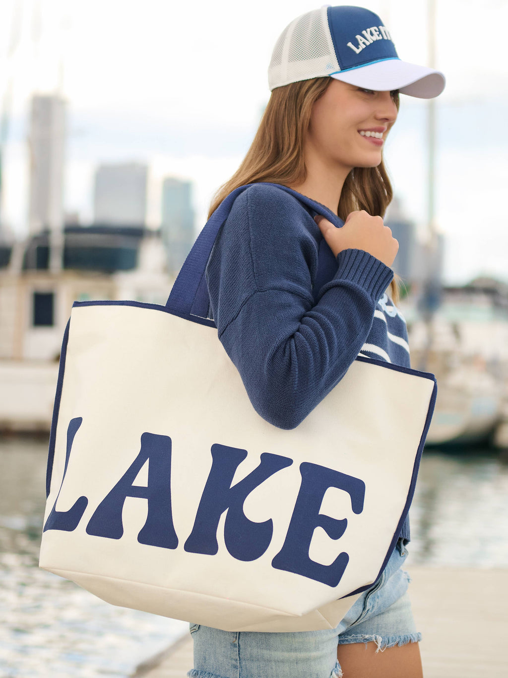 "LAKE" TOTE