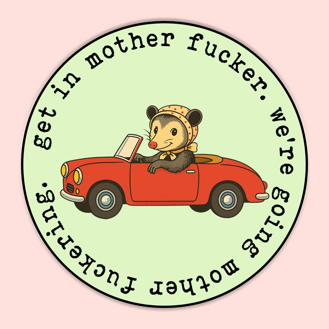 Funny Retro Sarcastic Sticker