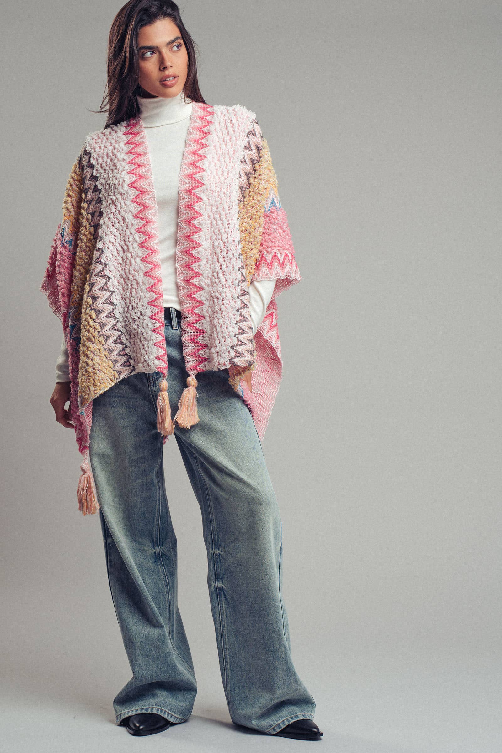 Vintage Wash High Waist Straight Leg Jeans