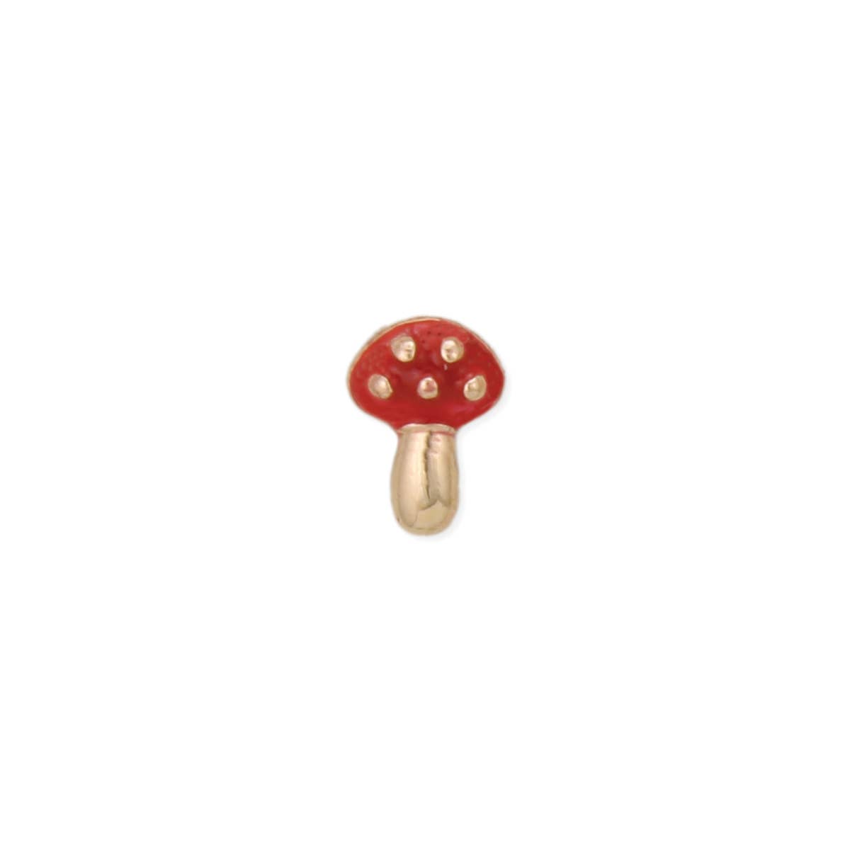 Fairy Tale Mushroom Fine Art Post Earrings