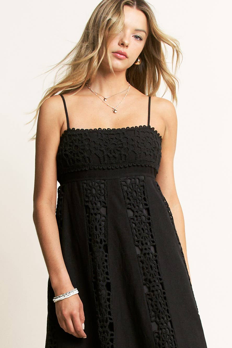 CROCHET MAXI DRESS