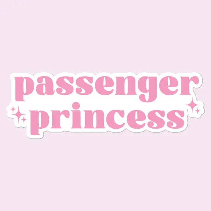 Passenger Princess Vinyl Sticker