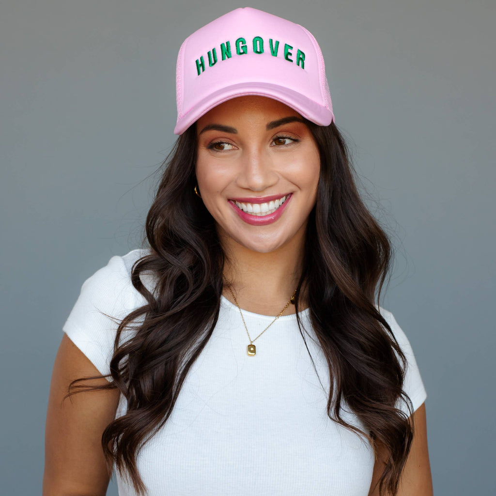 Lt. Pink Hungover Trucker Hat