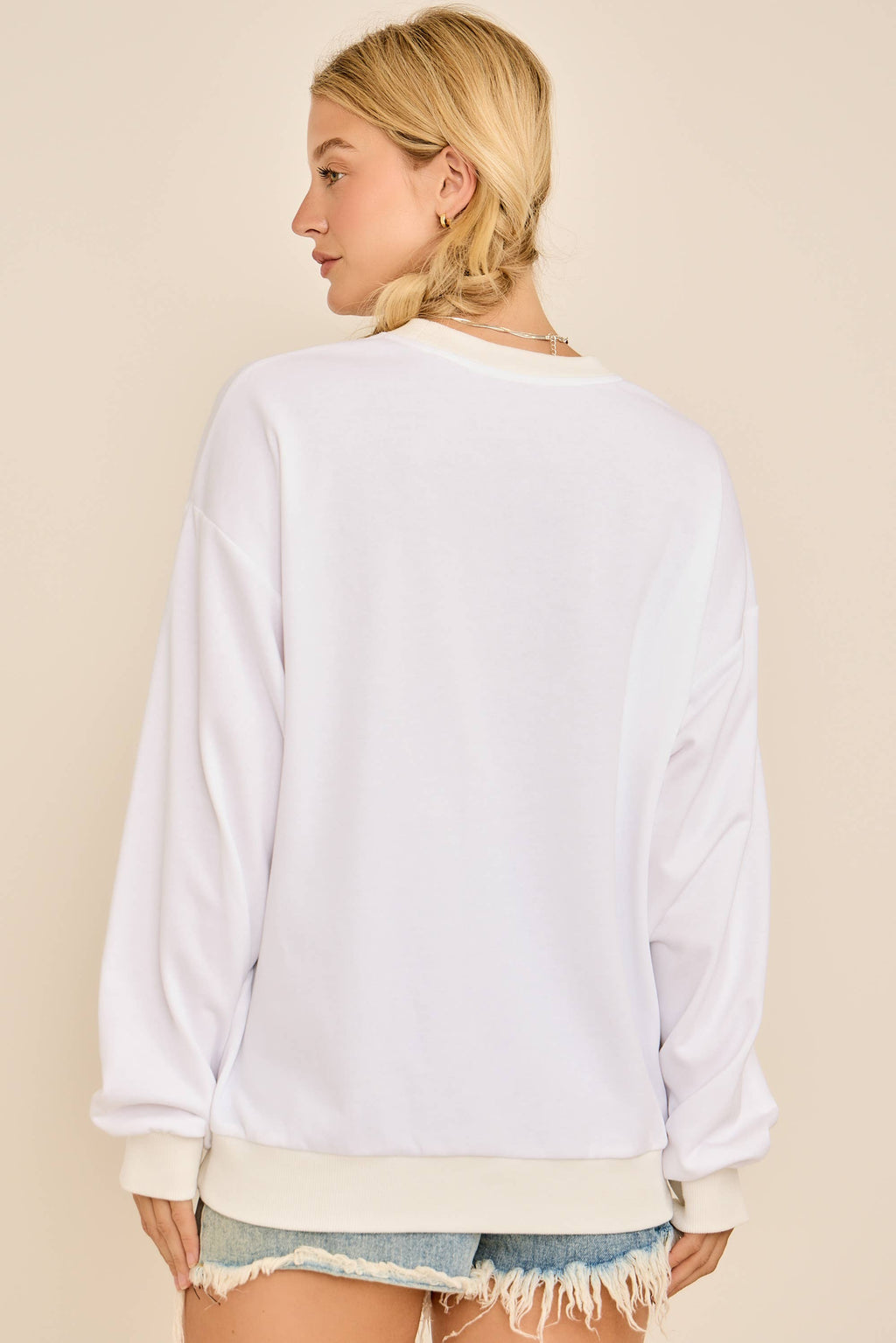 Love Patch Heart Sweatshirt