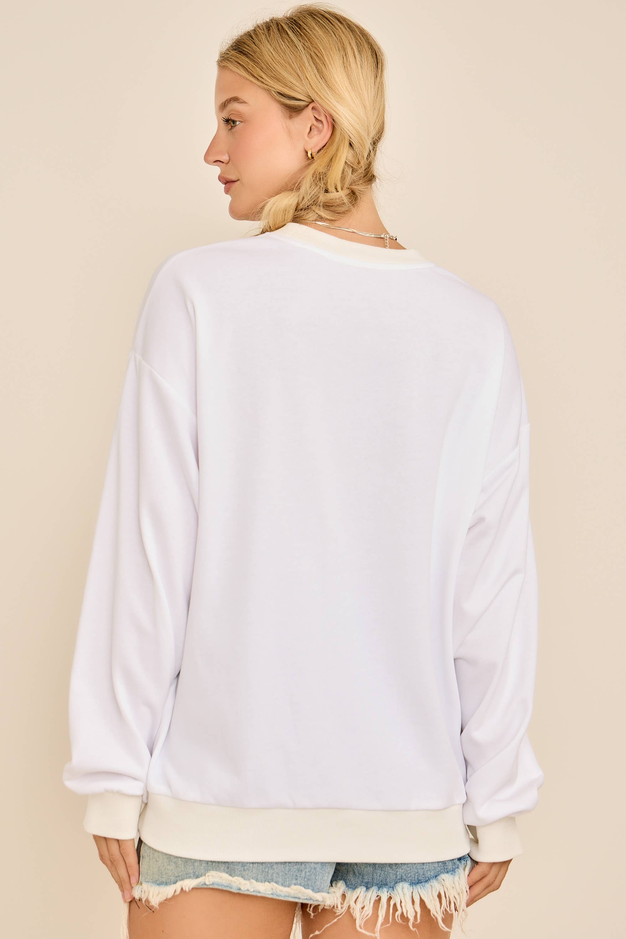 Love Patch Heart Sweatshirt