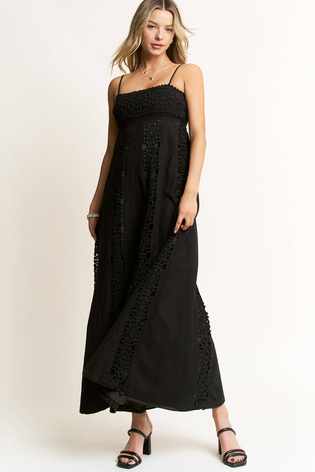CROCHET MAXI DRESS