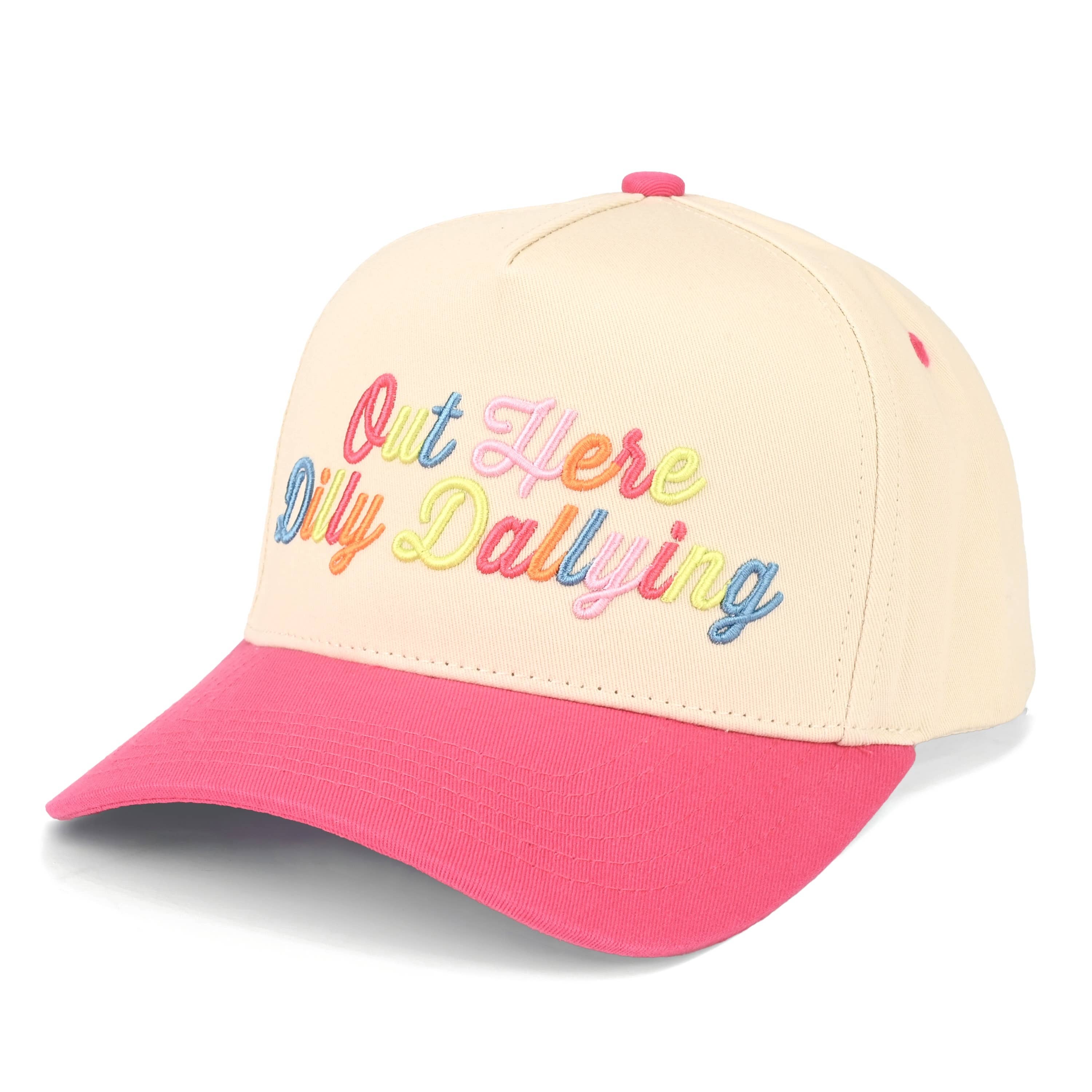 OUT HERE DAILY DALLYING TRUCKER HAT,