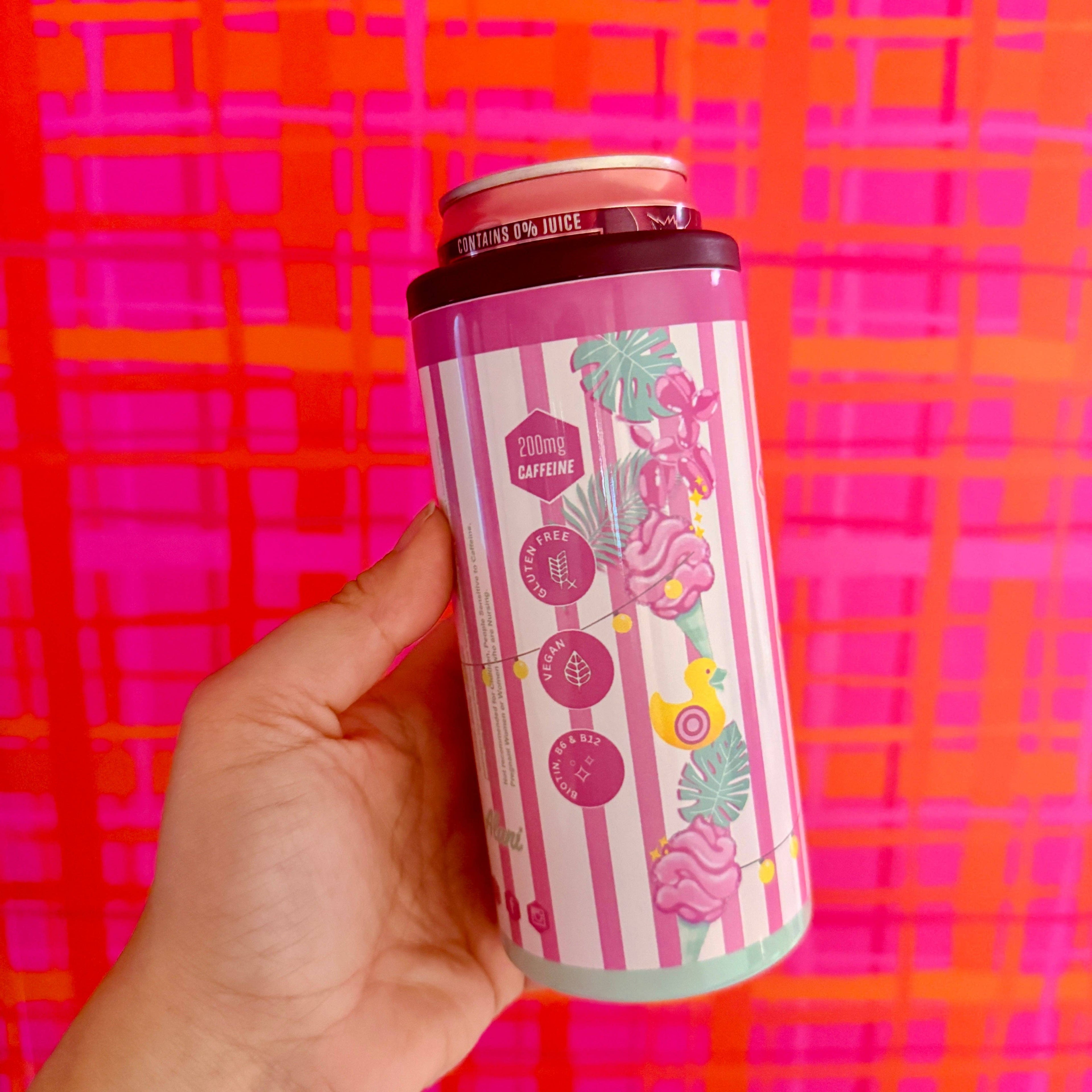 Slim Can Cooler, Cotton Candy Energy