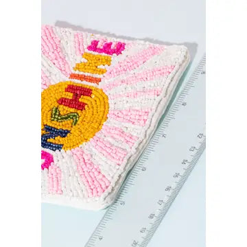 Sunshine Beaded Coin Purse
