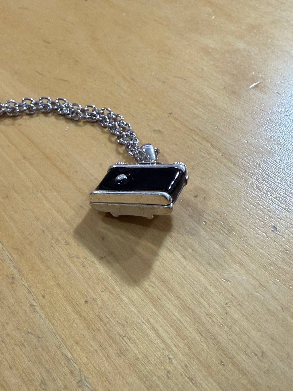 Crystal Lens Photo Camera Pendant Necklace