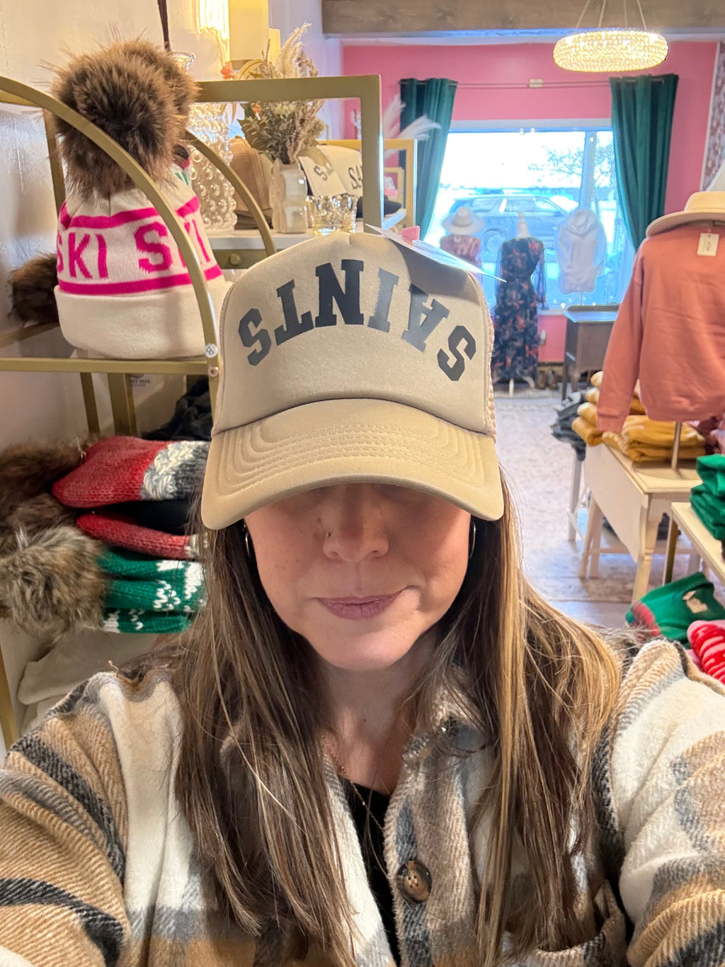 Upside Down SAINTS Trucker Hat
