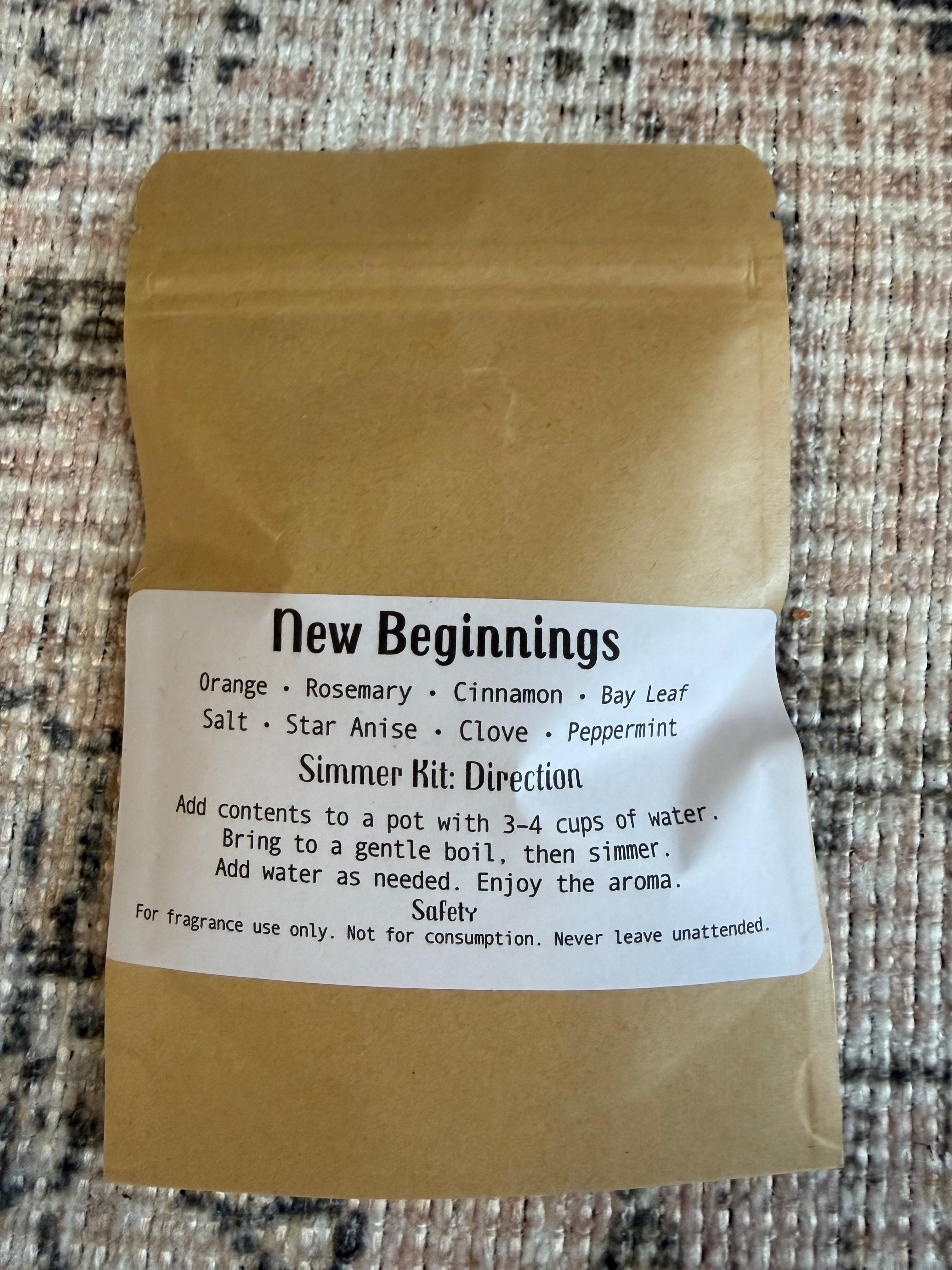 "New Beginnings" Simmer Pot