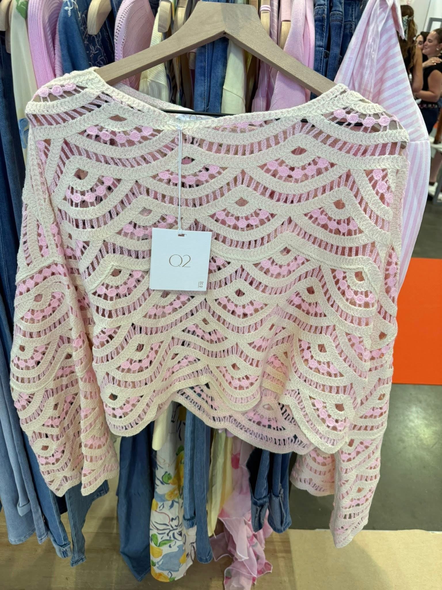 Crocheted Sweater one size