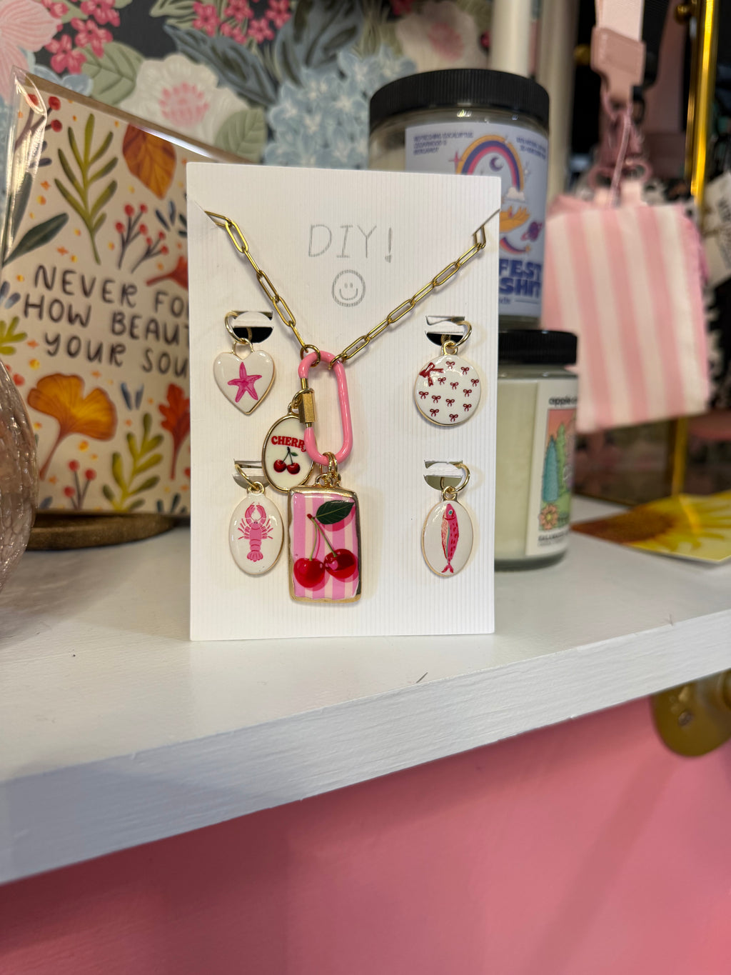 DIY charm Necklace