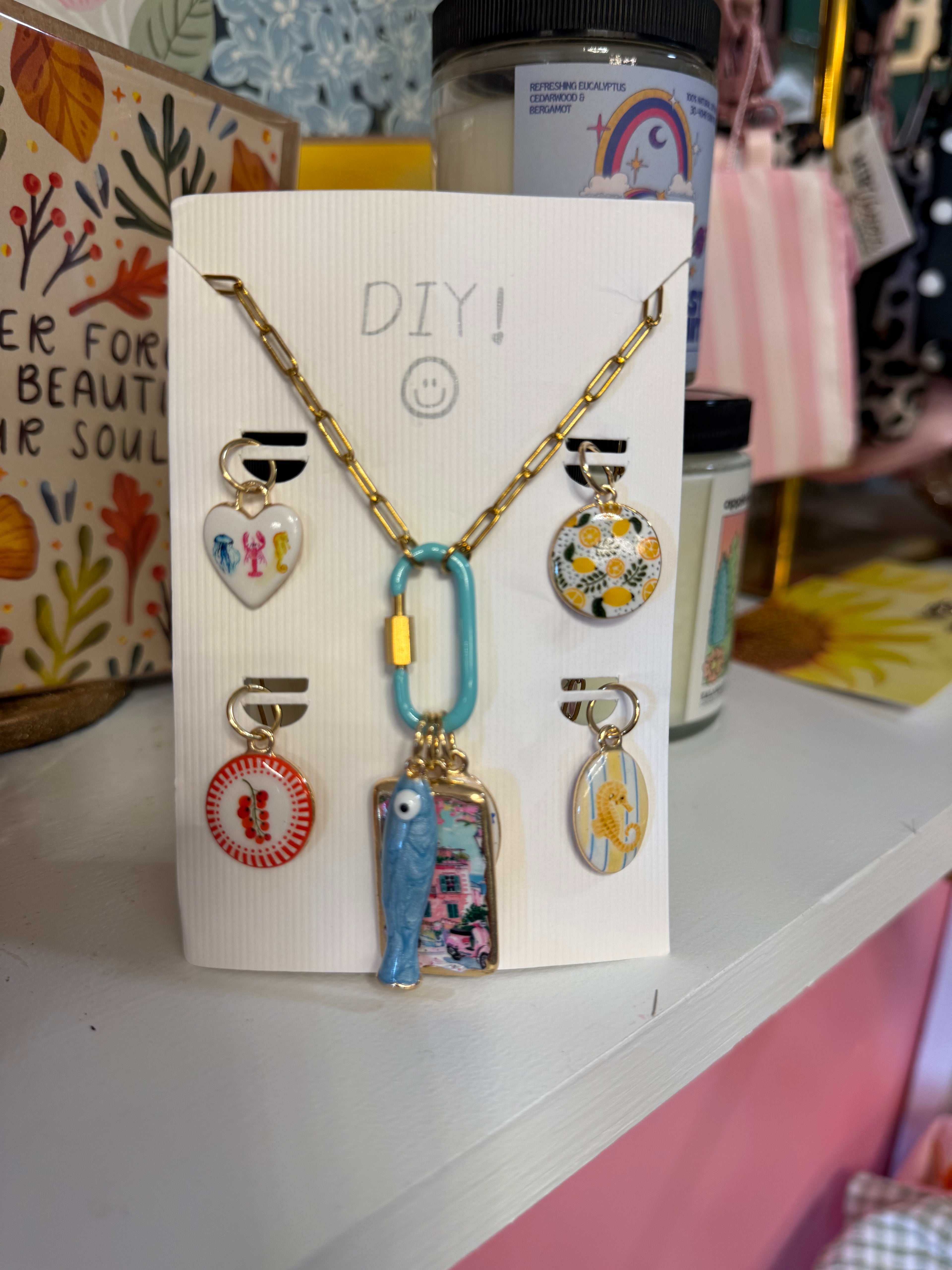 DIY charm Necklace