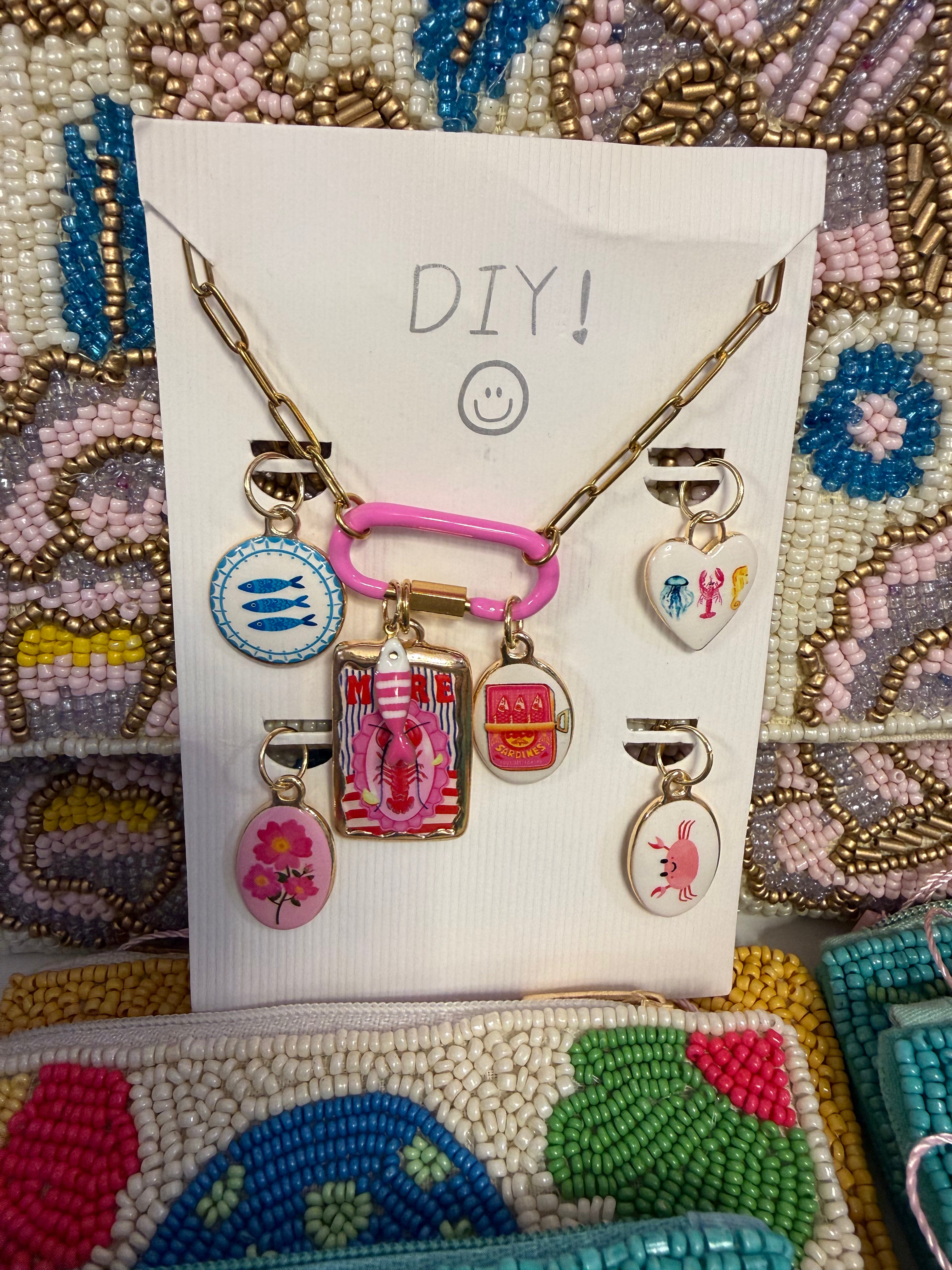 DIY charm Necklace