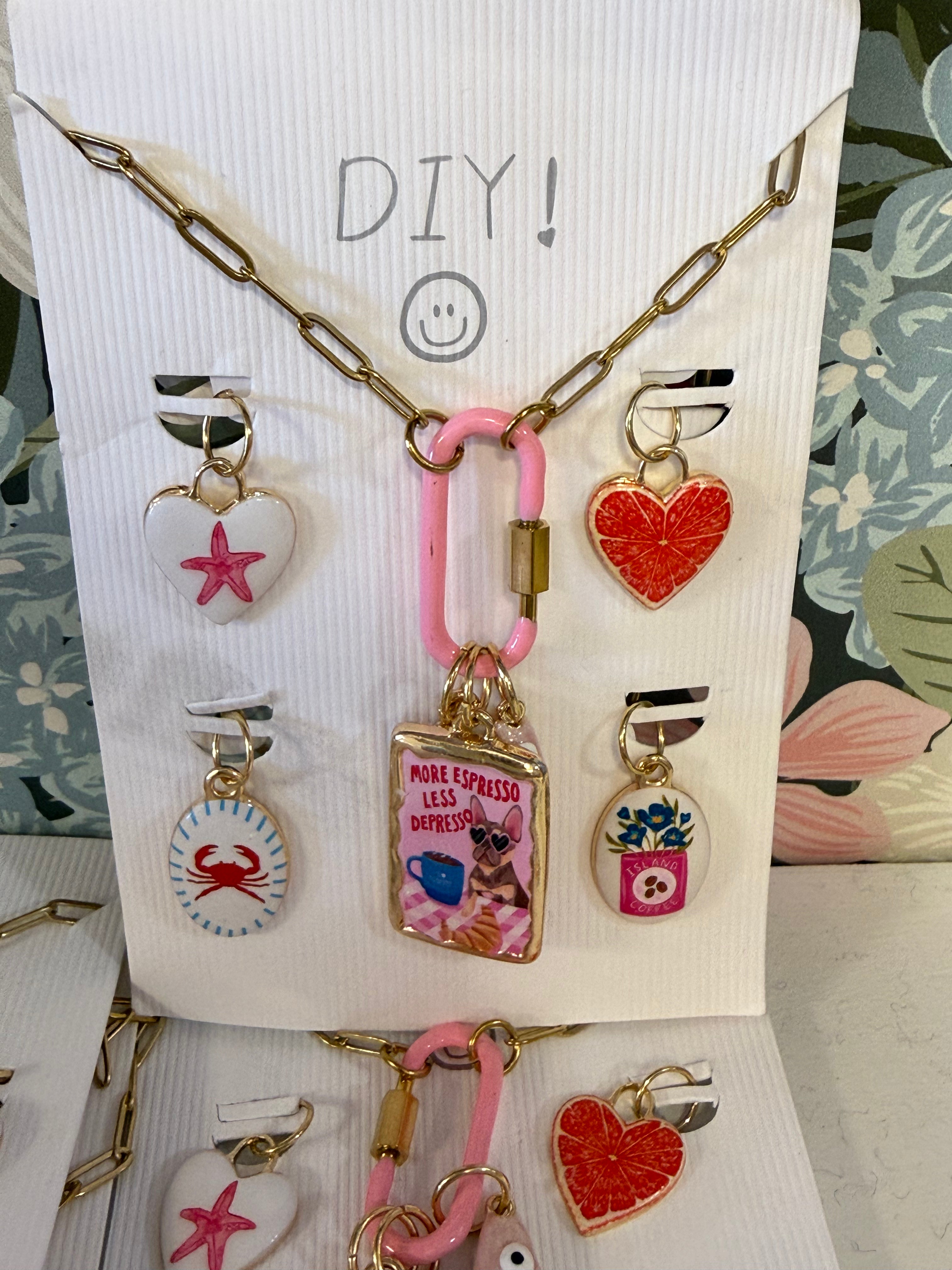 DIY charm Necklace