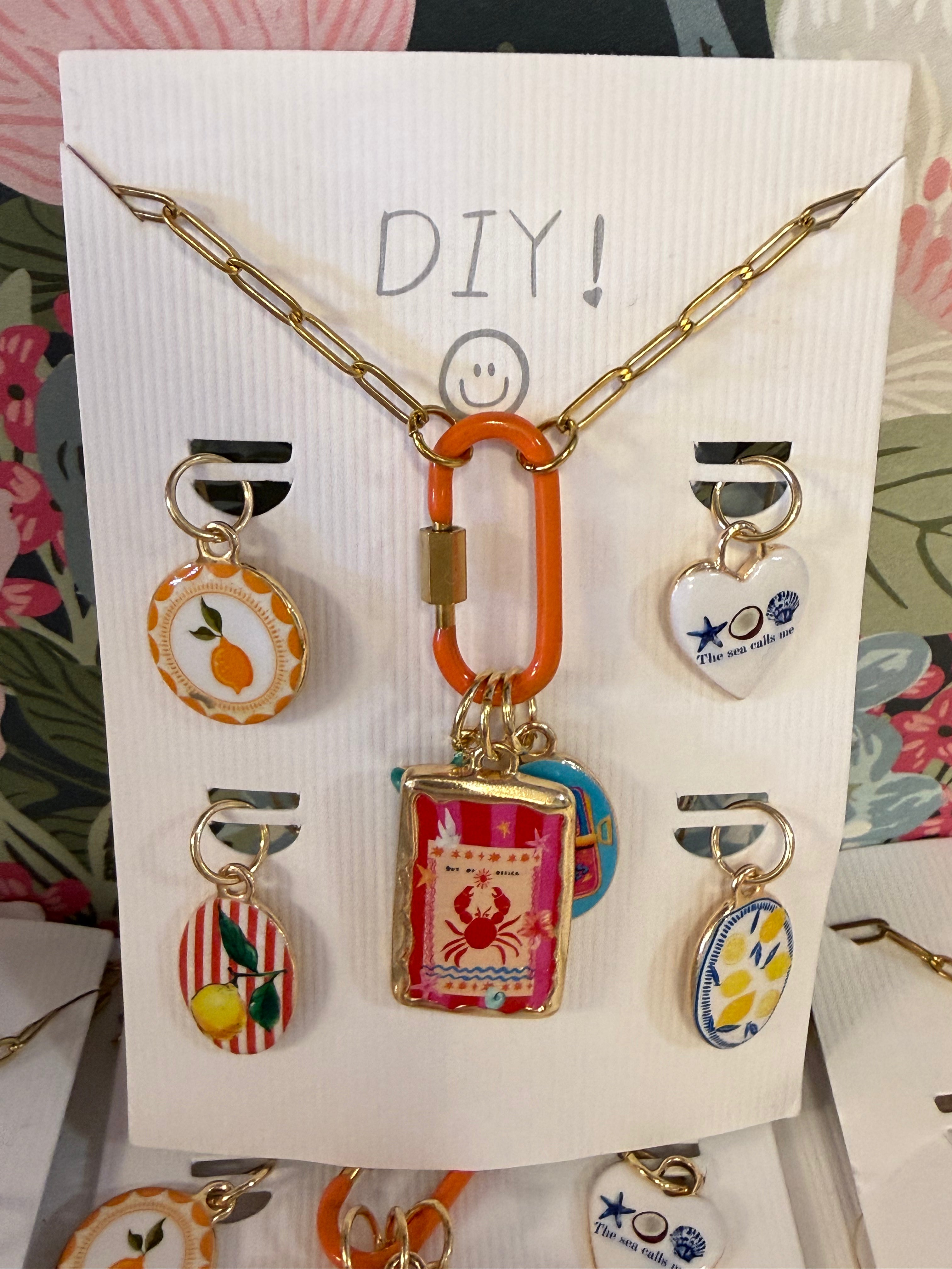 DIY charm Necklace