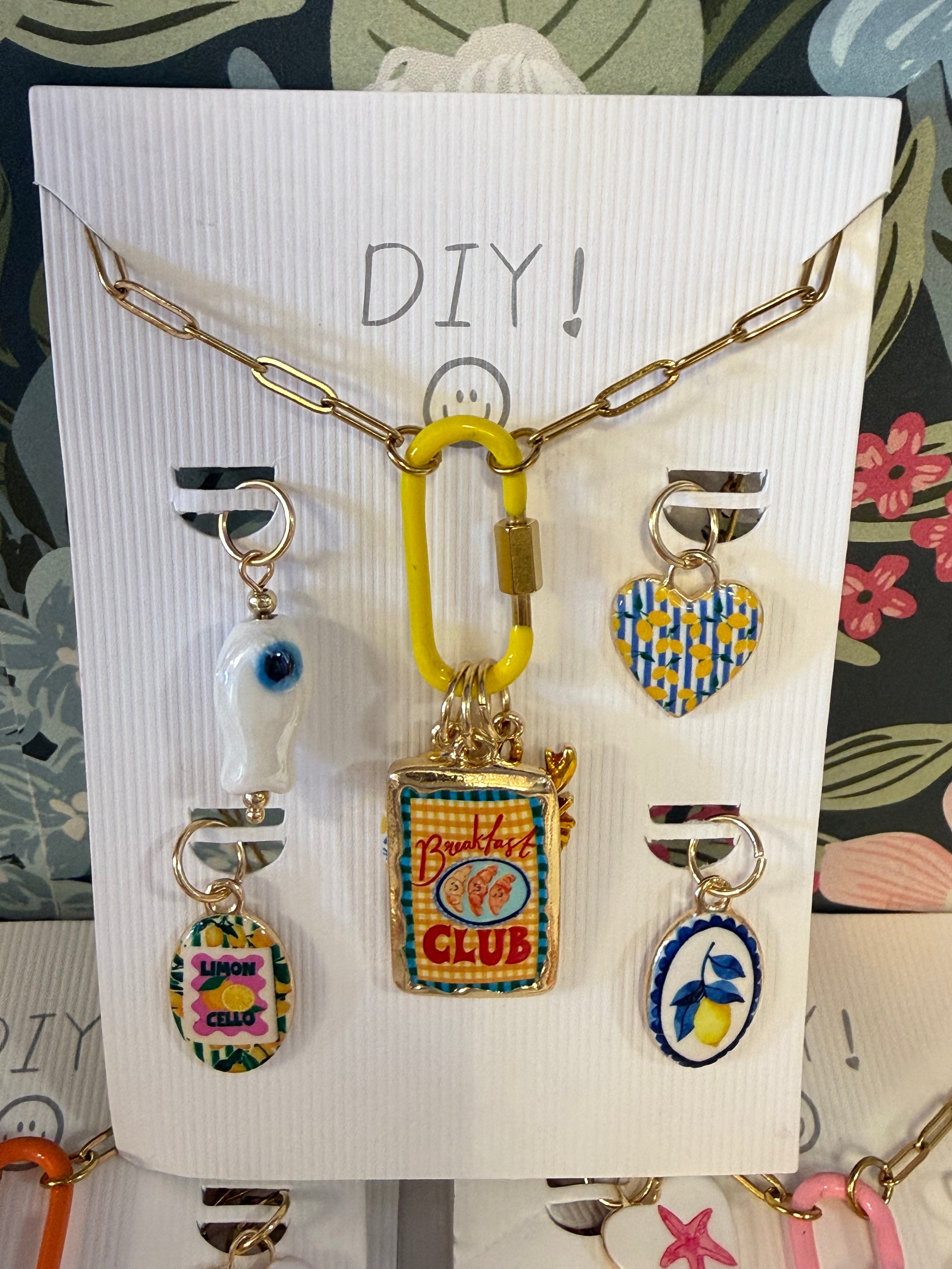 DIY charm Necklace