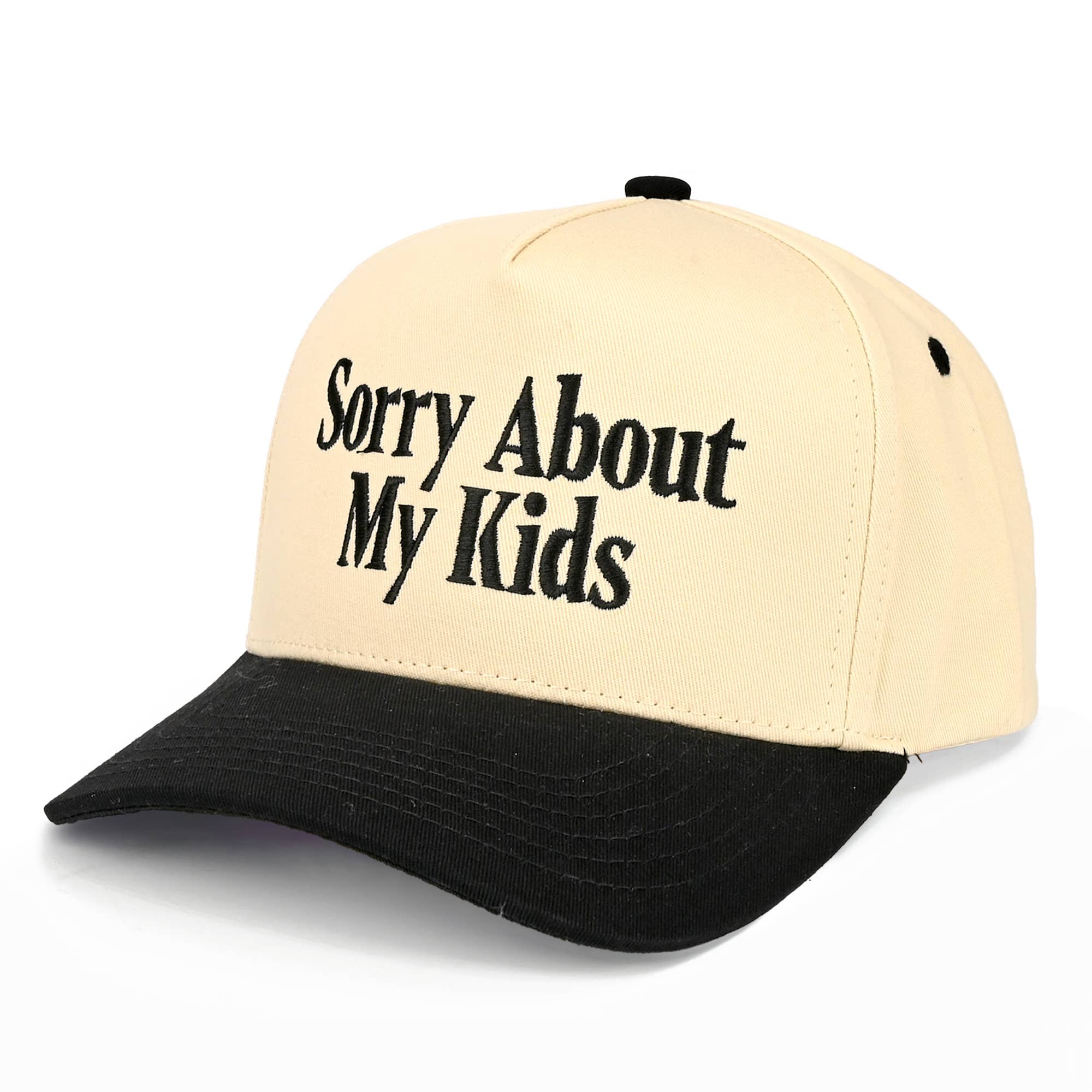 SORRY ABOUT MY KIDS TRUCKER HAT