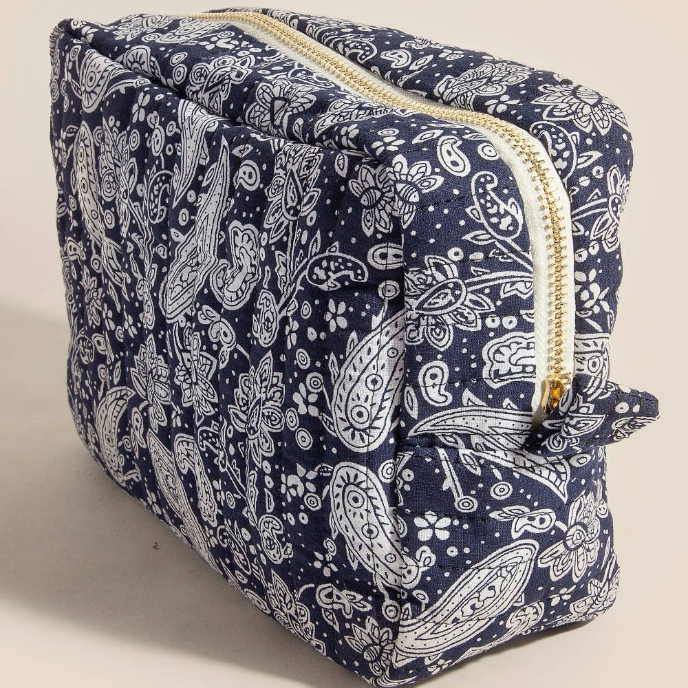Paisley Pattern Cosmetic Bag