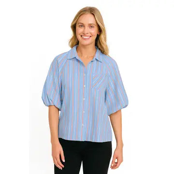 Bianca Short Sleeve Button Down