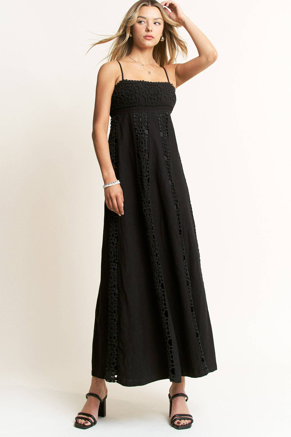 CROCHET MAXI DRESS