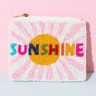 Sunshine Beaded Coin Purse