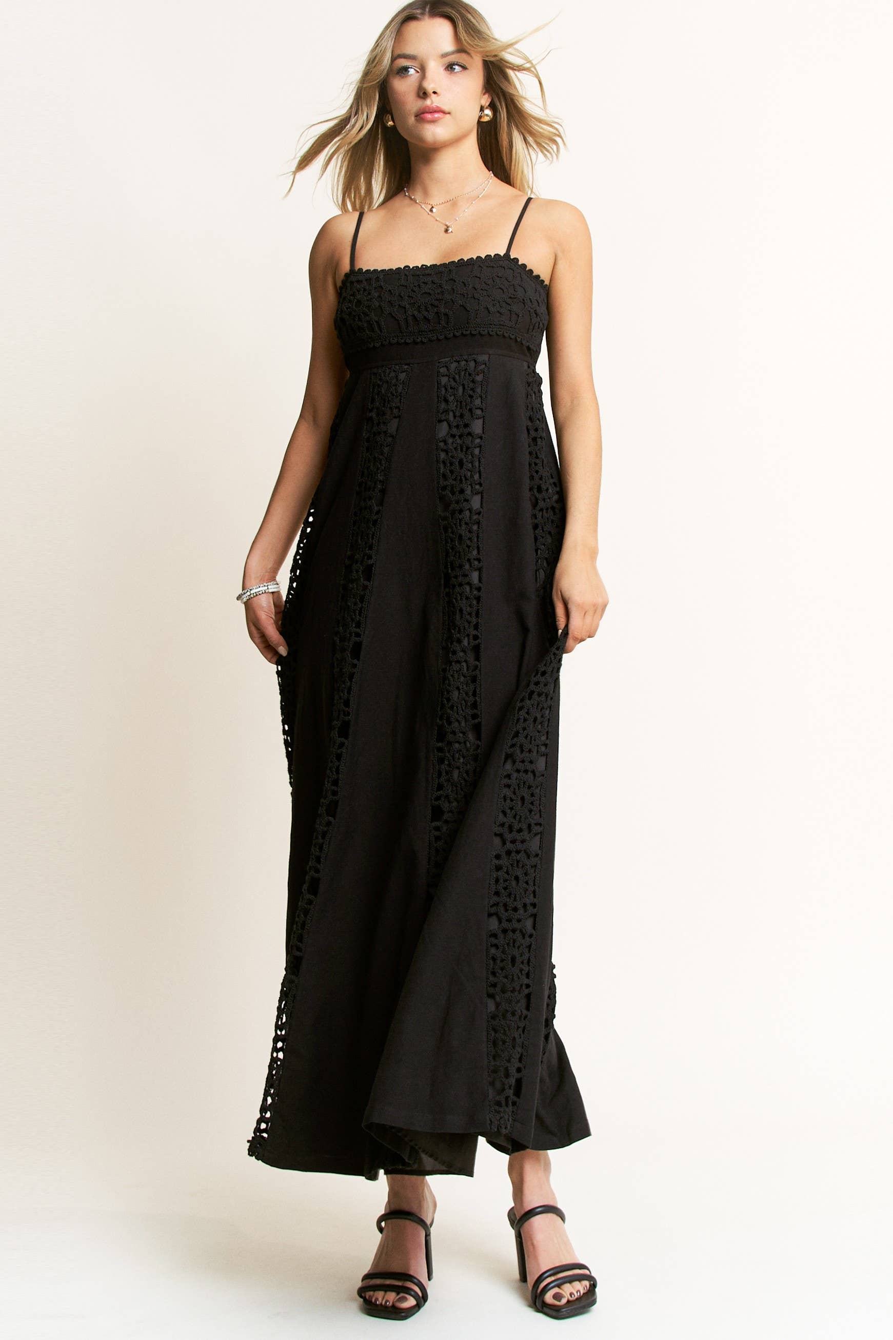 CROCHET MAXI DRESS