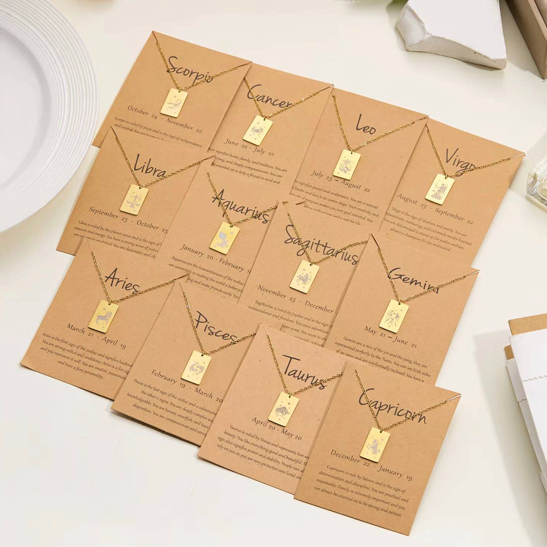Zodiac Sign Necklaces